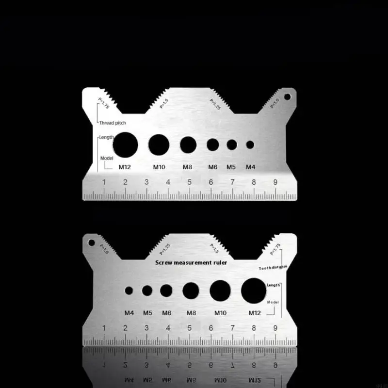 964E High Accuracy Double Scale Thread Pitches Gauge With Corrosion Resistance Design
