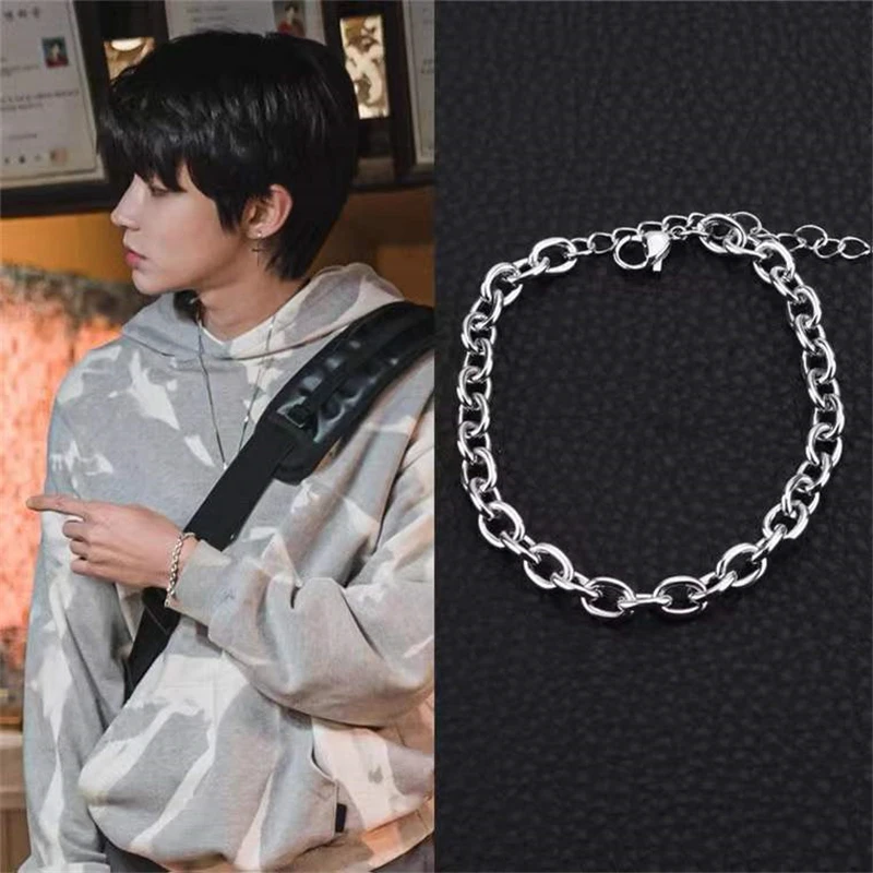 6styles Bracelet True Beauty Korean Drama Same MUN KA YOUNG 차은우 여신강림 Fashion new design key high quality jewelry