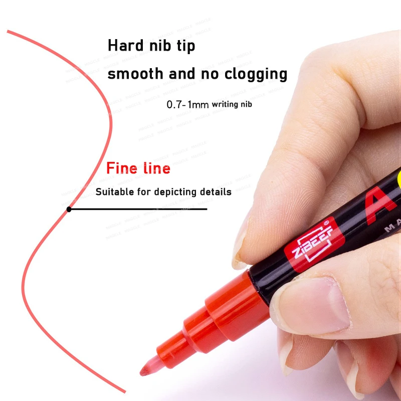 168/120/84/36 ألوان مختلفة قلم طلاء أكريليك ، 0.7 مللي متر طرف رفيع kyztчки postiсо dini الطلاء على الزجاج ، السيراميك ، الإطارات ، فن بطاقة DIY #3