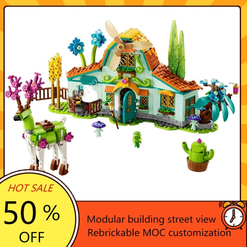 

681PCS Stable Of Dream Creatures Modular MOC Creative street view Model Building Blocks Architecture DIY Assembly Model Toy Gift