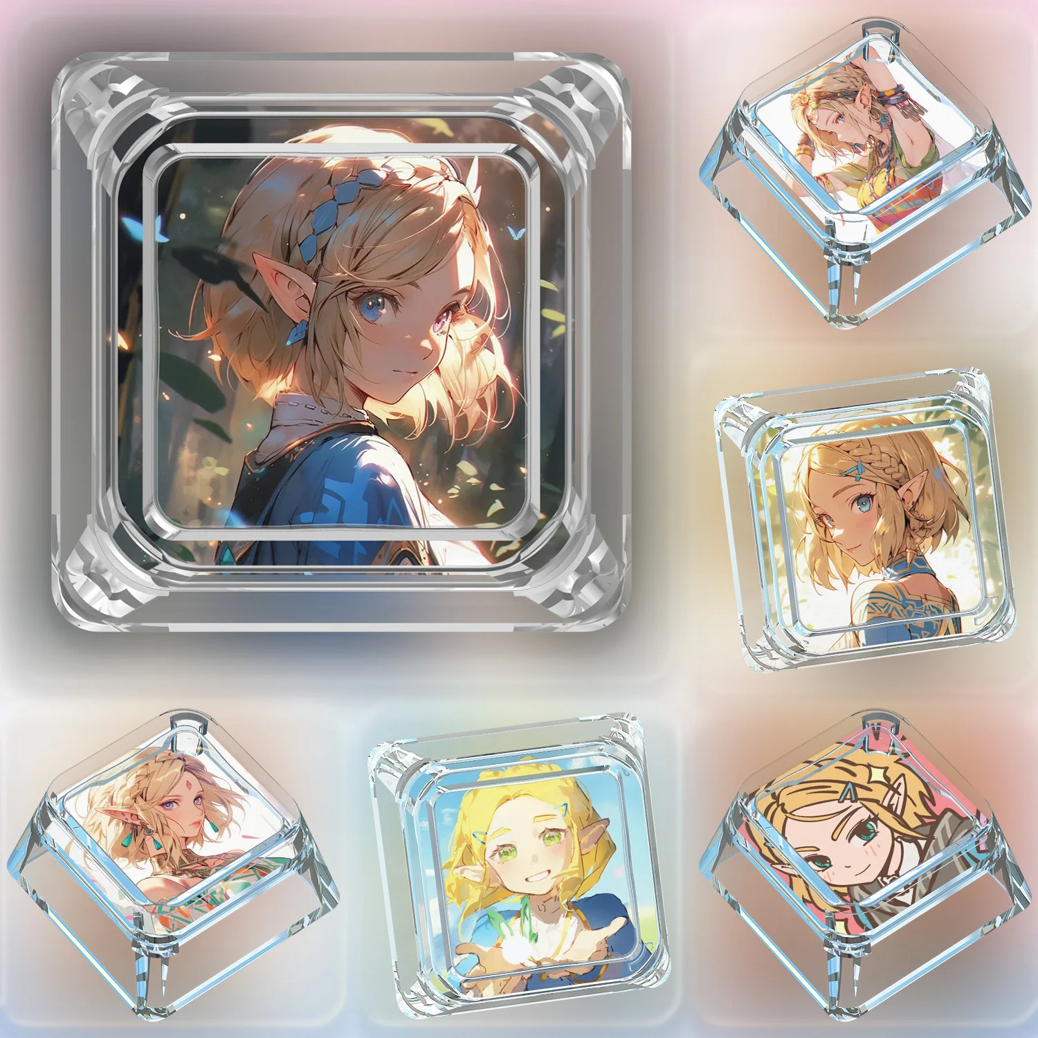 لتقوم بها بنفسك أسطورة زيلدا زيلدا لوحة المفاتيح الميكانيكية أغطية المفاتيح عبر محور لوحة المفاتيح الميكانيكية الكمبيوتر شخصية أغطية المفاتيح دمى هدايا