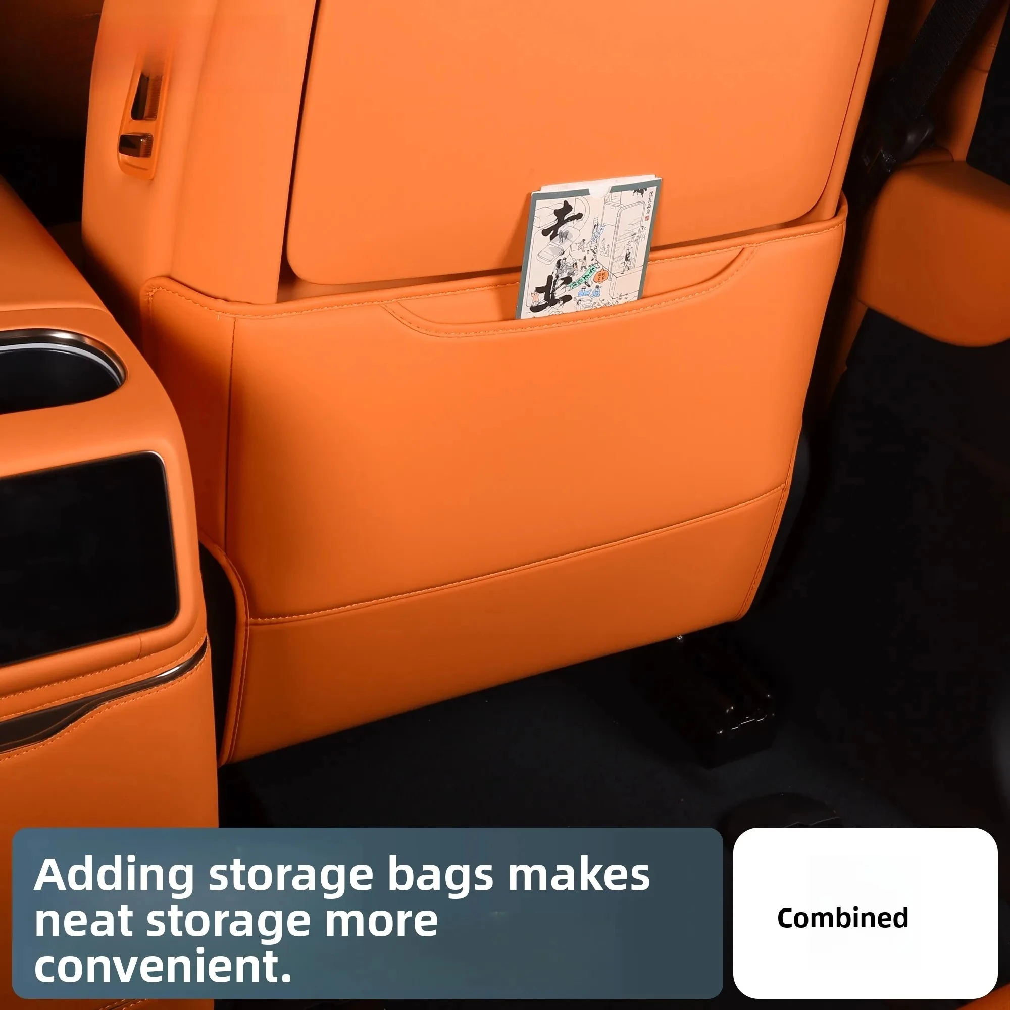 

For Lynk & Co 900 Car Seat Back Anti Kick Pad Leather Anti-dirty Mat Protective Cover Seat Protector Car Interior Accessories