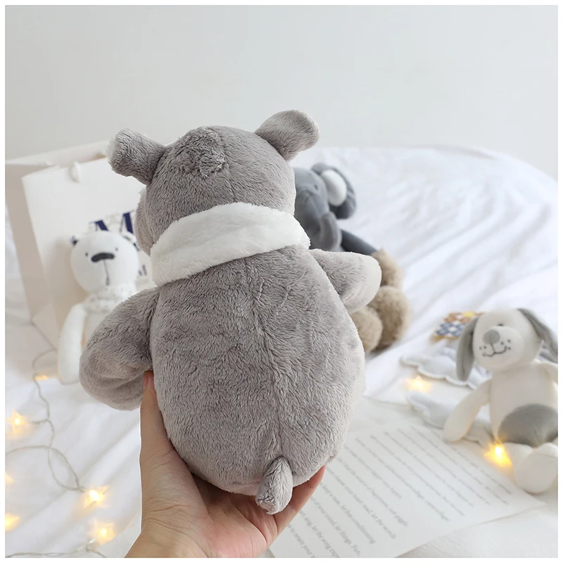 Soft Stuffed Plush Animals Toys Dolls Grey Elephant Hippos Children Gift Home Decor Kawaii Baby Kids Toy