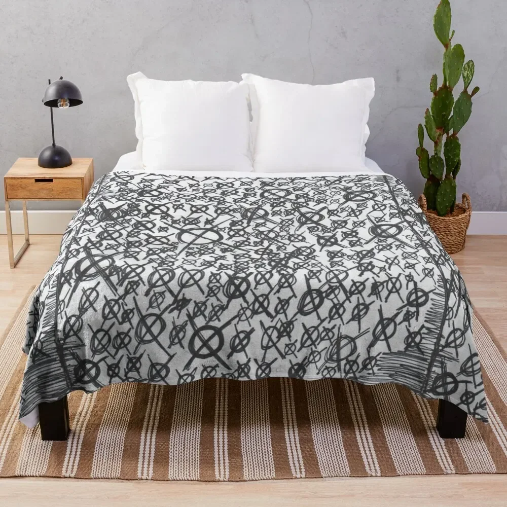 

Operator Obsession Throw Blanket Warm Plaid on the sofa Blankets