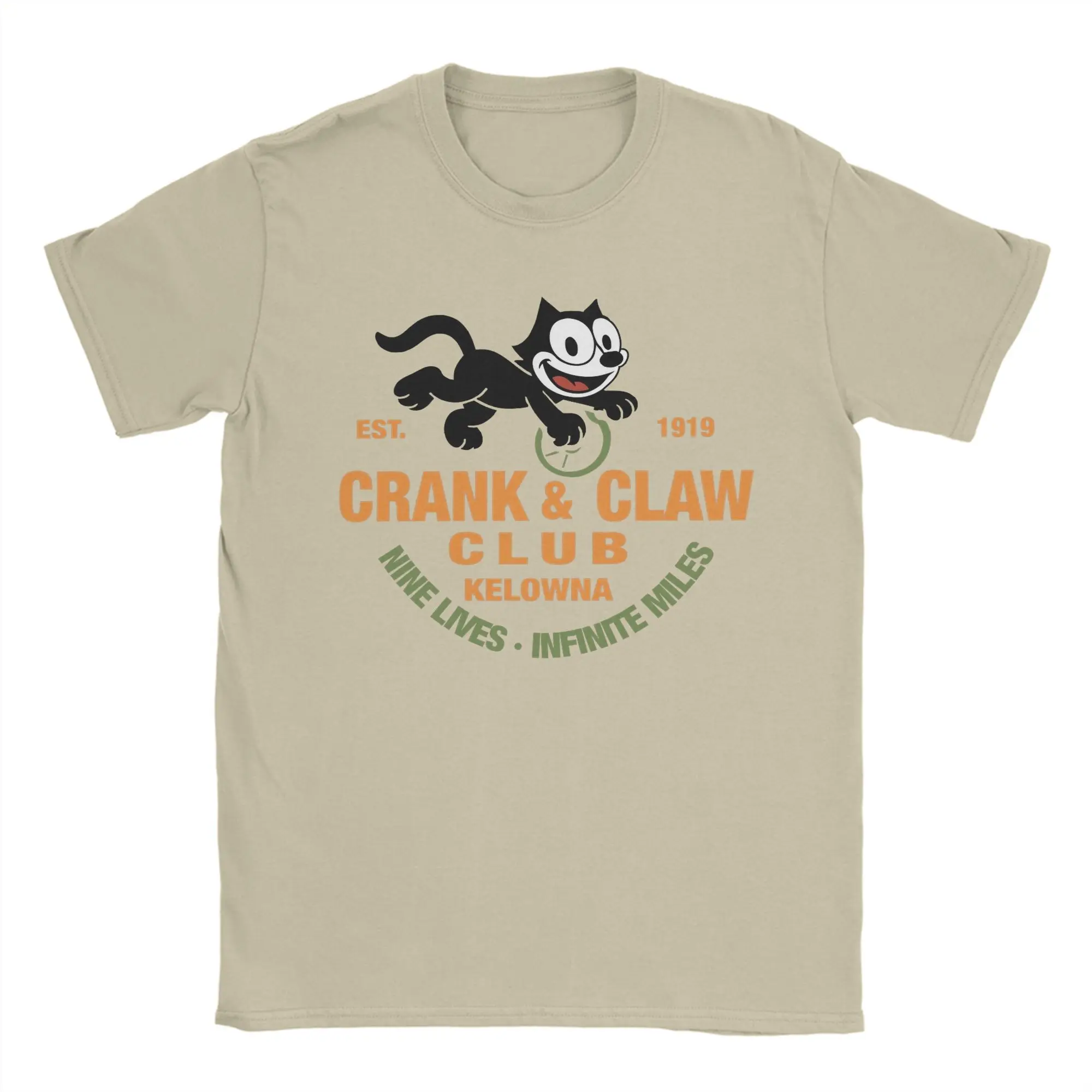 F-Felix the Cat - Crank & Claw Club Kelowna  Apparel Men Women T Shirt Cotton Tee New Arrival  Tops T-shirt