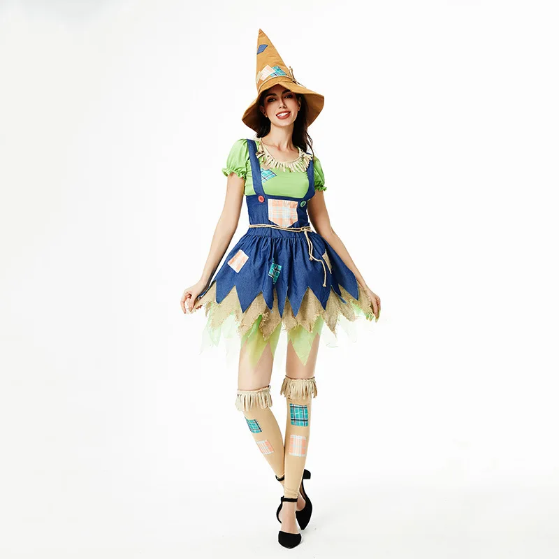 Costume da strega sexy Gonna loween Abbigliamento da spettacolo St Man Costume cosplay Abbigliamento da palcoscenico tradizionale cinese da donna