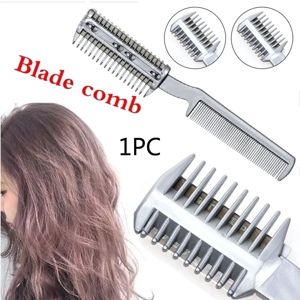 

Professional Cutting Thinning Hair trimmer Salon Hair Brush Hairdressing Comb Hair Trim Comb Bangs Repair Comb