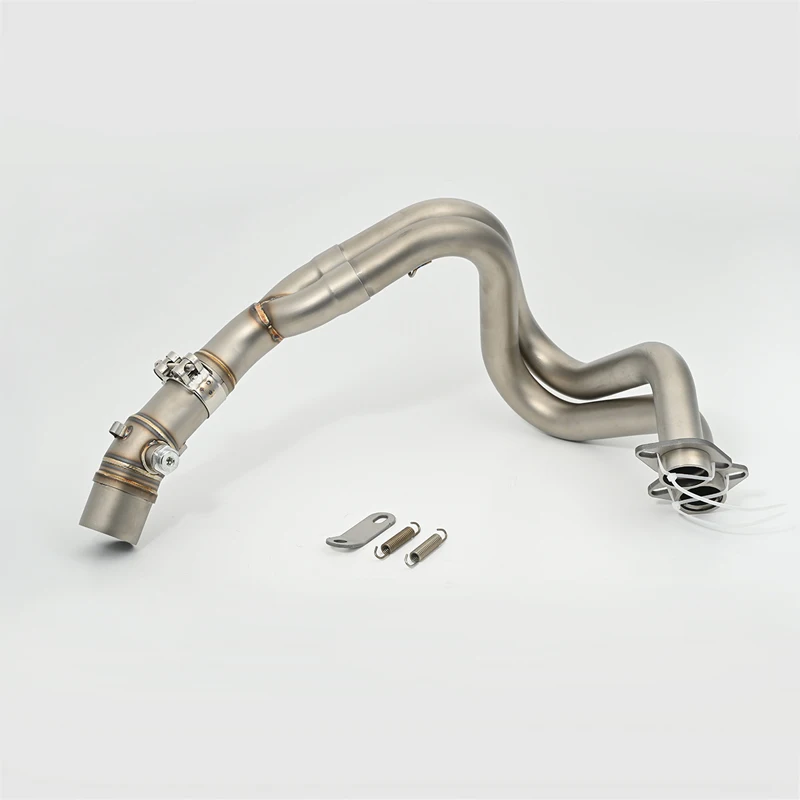 For Kawasaki Z650 Ninja 650 Versys 650 2017-2023 ER6N ER6F Header Link Pipe Motorcycle Exhaust System Stainless Steel Slip 51mm