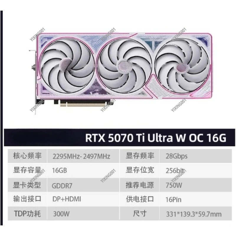 RTX 5070 Ti & 5070 Graphics Card - 16GB/12GB Options, DLSS 4 AI Acceleration for Gaming & Content Creation