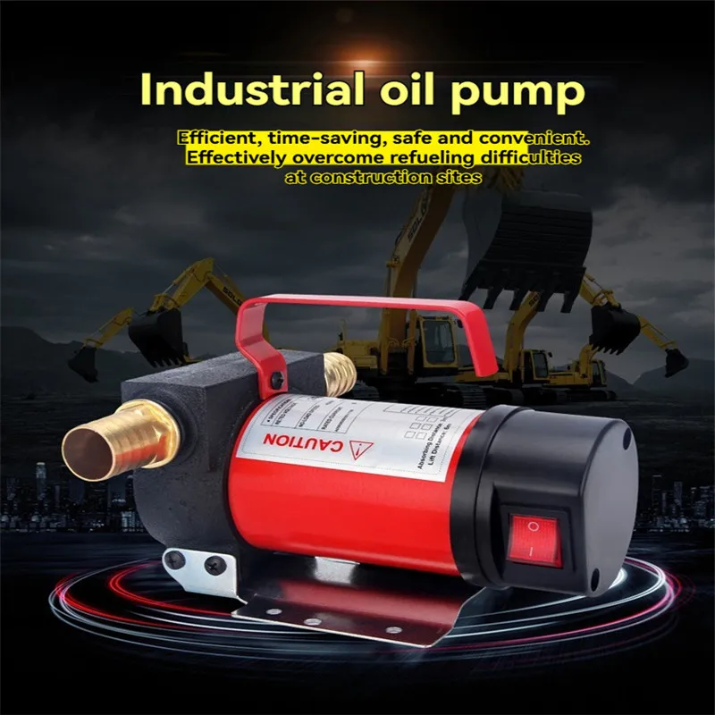 220v diesel oil pump refueling machine self-priming pump refueling machine electric oil pump, 12v24v small oil pump household us