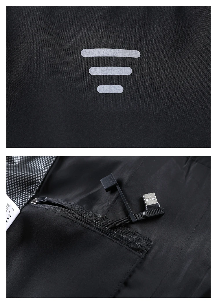 Zone 17 Intelligente Heizweste mit Reißverschluss, Isolierende und Wärmeisolierende Jacke für Outdoor-Aktivitäten, ohne Powerpack. Ca – Detail 19