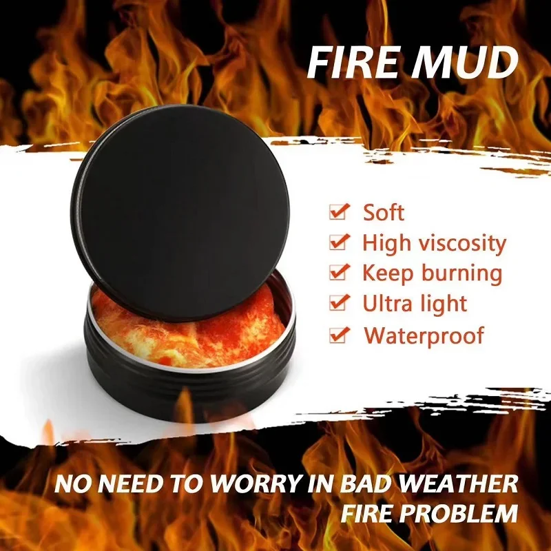 Soft Fire Starters for Fireplace Box-Contained Fire Starters Outdoors Camping Hiking Trekking Grilling Barbecuing Soft Fluffy