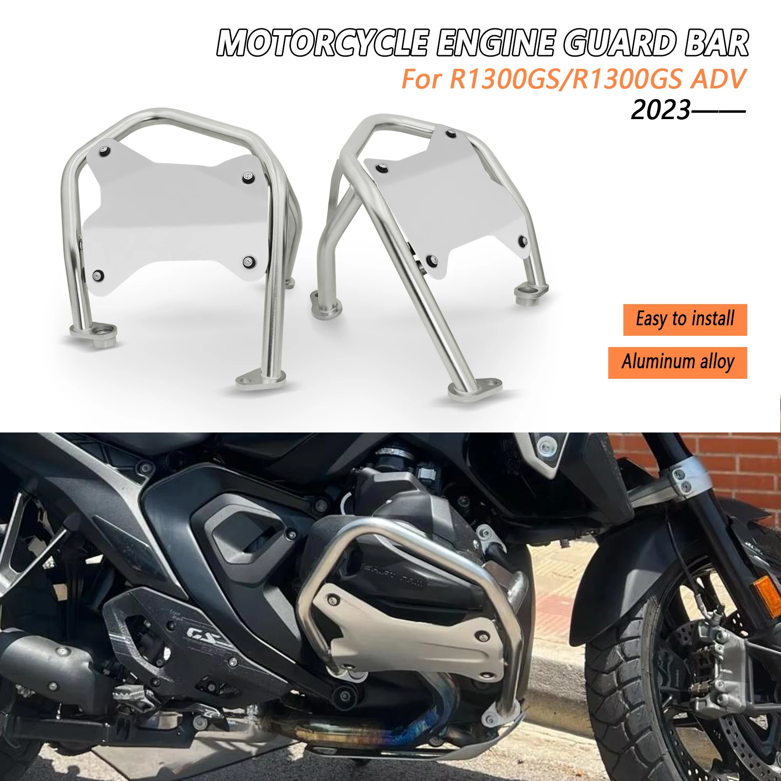 For R1300GS Adventure R1300 GS ADV 2024 2025 2023Motorcycle Accessories Highway Crash Bars Engine Tank Guard bar Bumper R1300GSA
