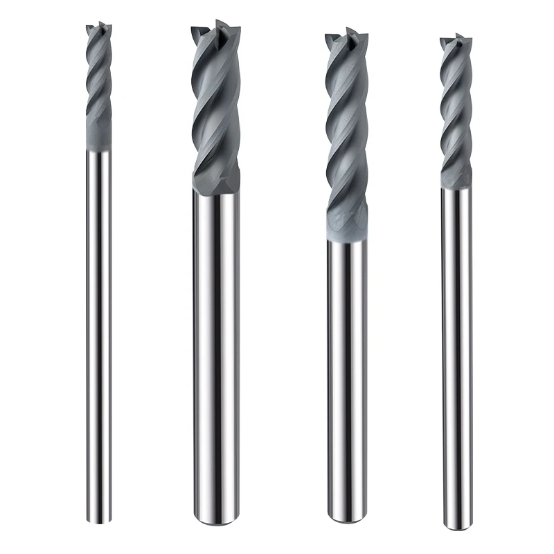 HANDERK Hrc55 Corner Radius Milling Cutter 4Flute Solid Carbide End Mill for CNC Machine Cutting Tool