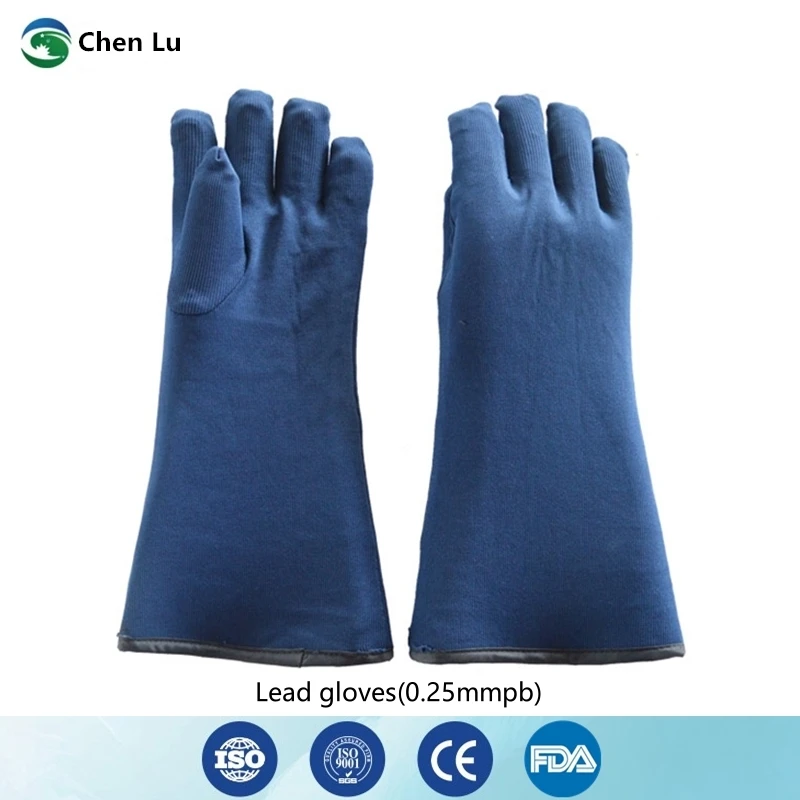 Direct selling x-ray radiation protective 0.25mmpb lead gloves nuclear power plants nuclear radiation protection lead gloves