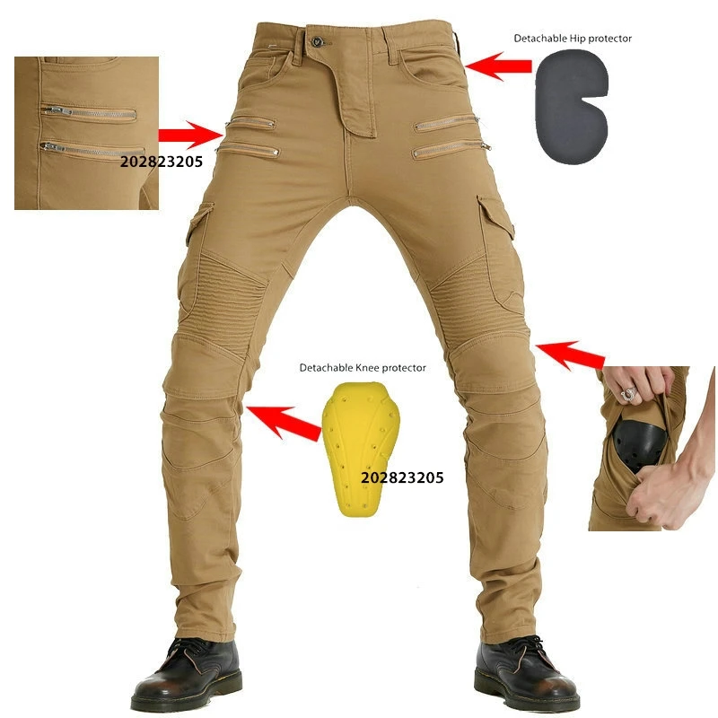 Motorcycle Jeans Motorbike Trousers Moto Motocross Racing Motorcycle Riding Pants With Motorbike Protection Gear