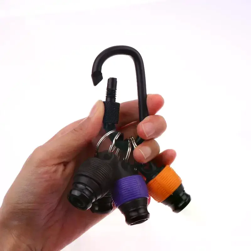 Suporte de broca de chave de fenda de aperto de bola com chaveiro adaptador de parafuso de broca portátil mudança rápida suporte de mão barra de extensão de 1/4 Polegada