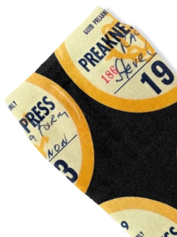 Preakness Press Pass 1973 Secretariat Socks christmas stocking Thermal man winter Socks Woman Men's