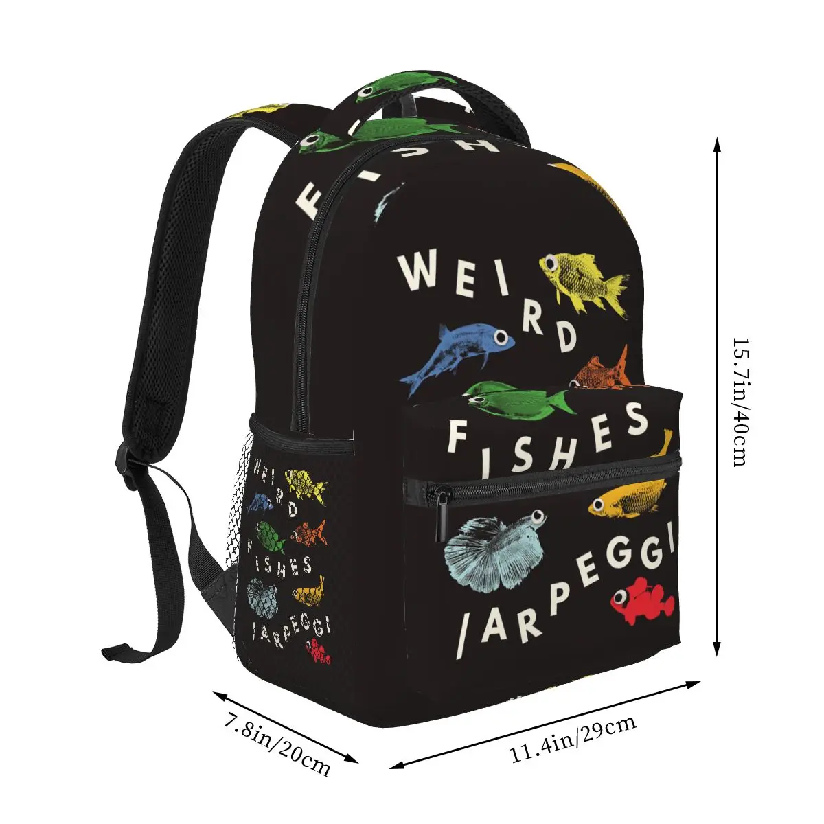 Rock Band Radiohead In Rainbows Album Merch Backpack Hot Sale Daypack Kids BookBag School Bag Shoulder Bags for Men Women