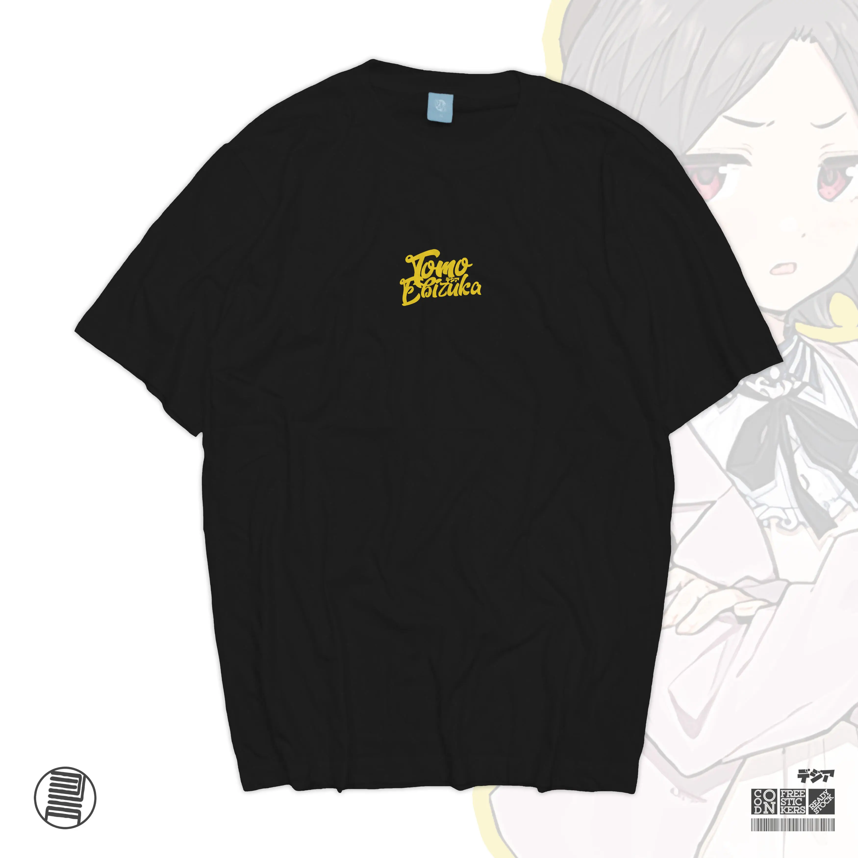 Kaos Tomo Ebizuka Girls Band Cry Togenashi Togeari Band Music Anime Manga T-Shirt Baju Wibu Jepang DJA Cloth