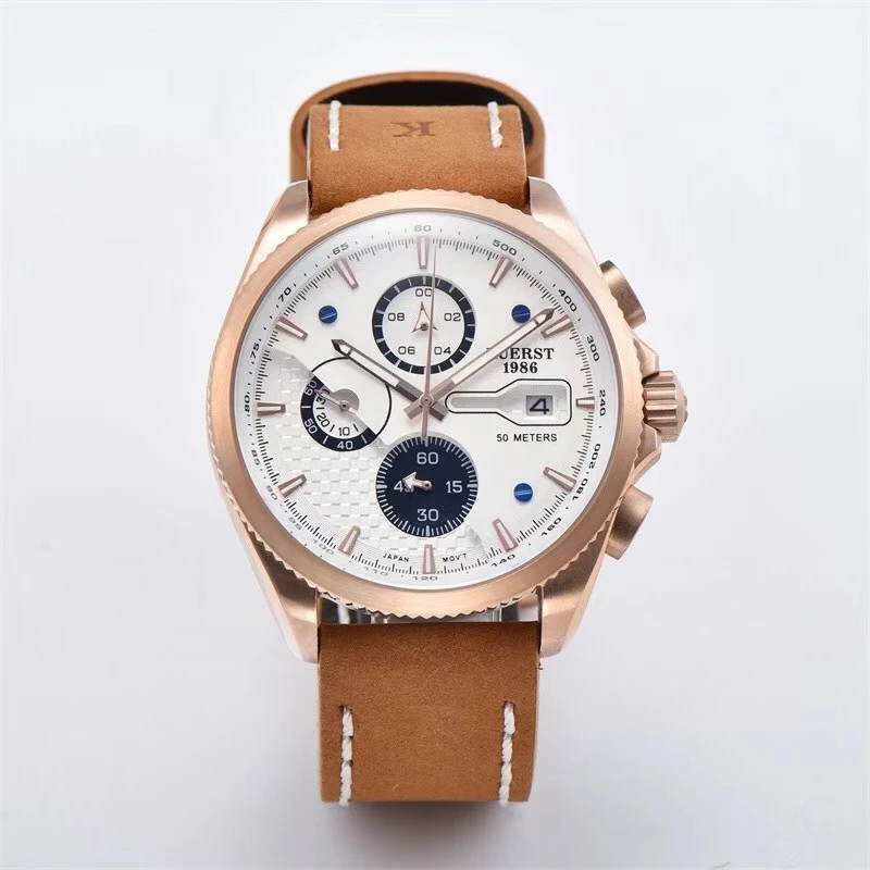 KUERST LLarge Dial automatic Mirror PolarizedCalendar Fashion Trend Watch