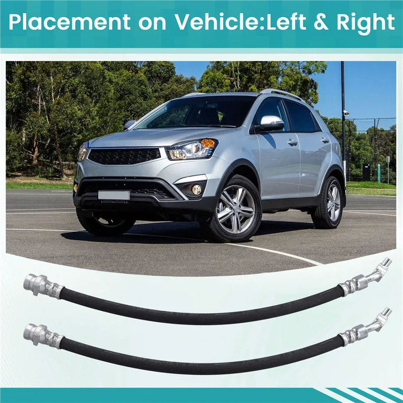 

NEW-Car Rear Brake Hose LH 4873034000 RH 4873134000 For Ssangyong Korando C New Actyon