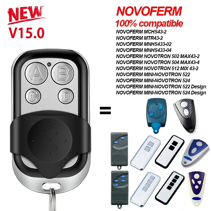 433MH Cloning Duplicator Key Fob A Distance Remote Control 433.92mhz Clone Fixed Learning Code Rolling Code For Gate Garage Door