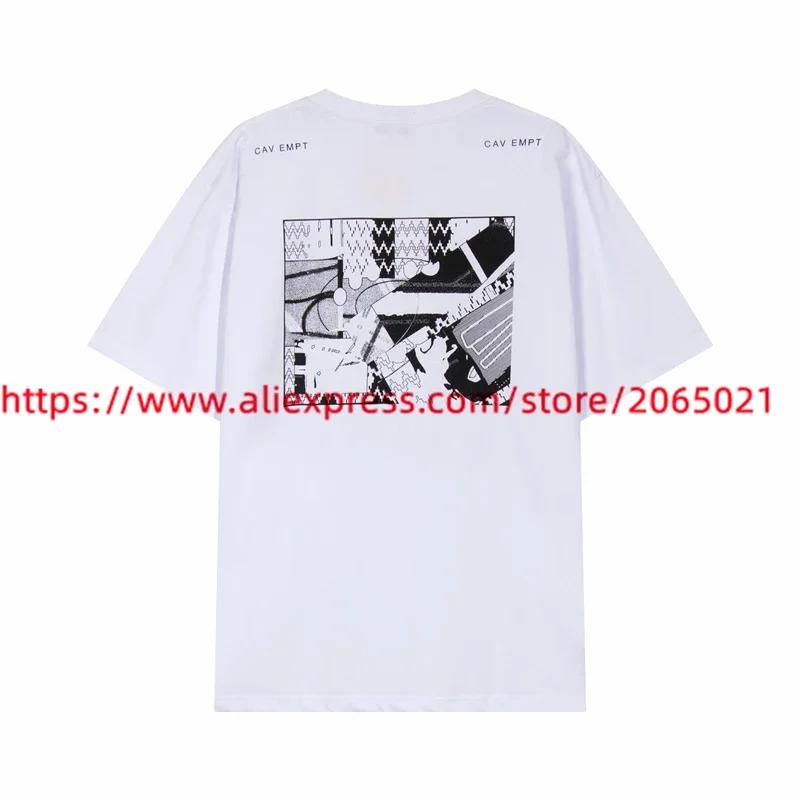 CAV EMPT C.E T-Shirt Men Women Streetwear Oversized Tee Top Hip Hop CAVEMPT T Shirt Inside Tag