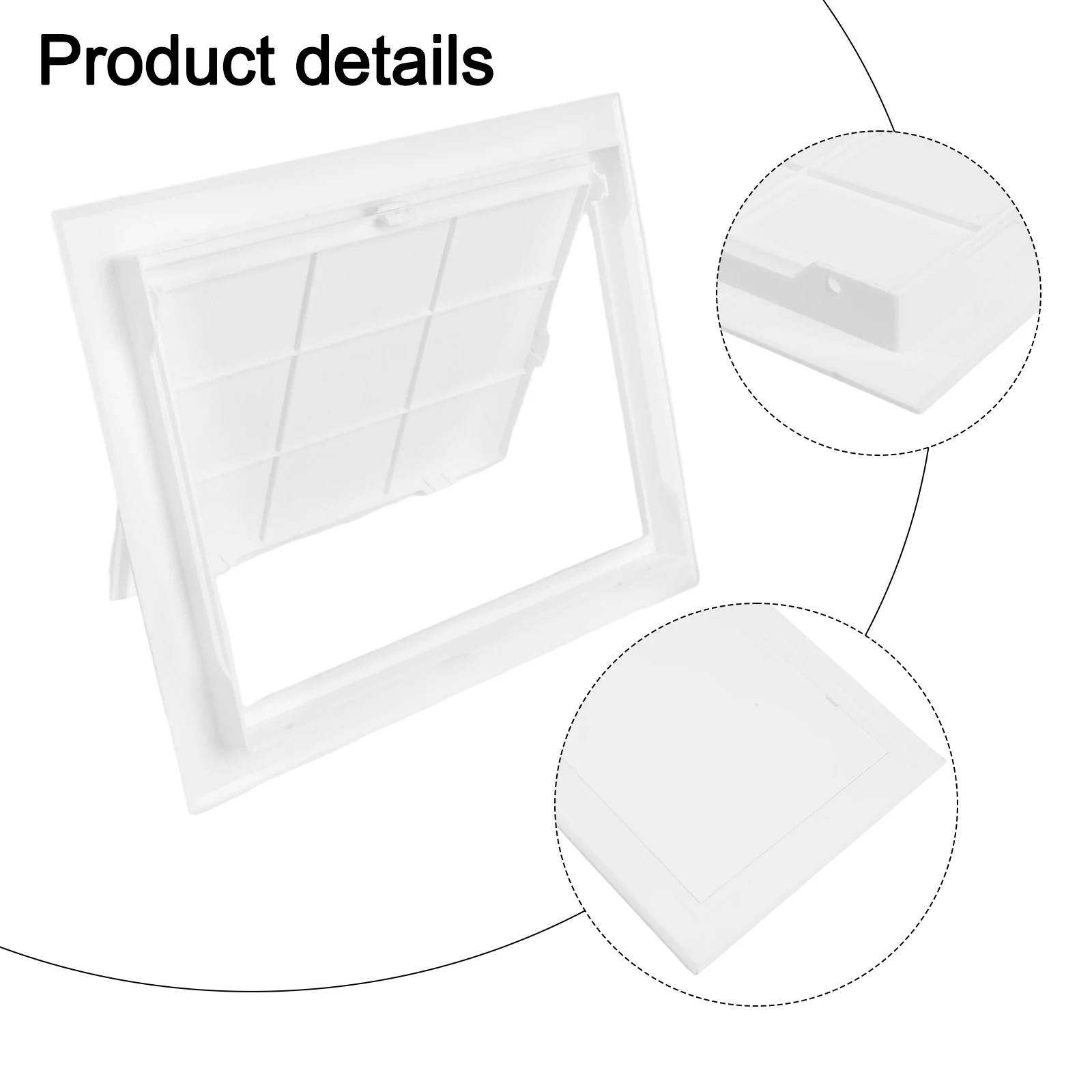 Electrical Access Door ABS Access Panel Indoor Application Access Cover Comfortable Handle Detachable Cover Easy Installation