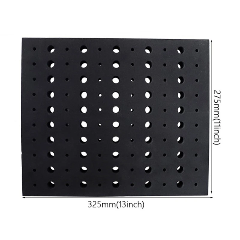 

110 Holes Router Bit Tray Storage Holder for 1/4Inch 1/2Inch Shank Milling Cutters Bits Organizer [Su&KND]