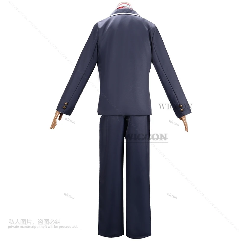 Anime VTuber Cosplay Traje com Peruca para Homens e Mulheres, Uniforme Escolar, NiJISANJI, Kenmochi, Toya, Halloween, Carnaval, Fato de Festa, JK, DK