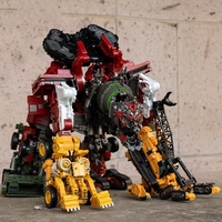 DD02 Anime Transformation Toys AOYI 8 IN 1 Cool Action Figure Scrapper Model G1 KO SS60 Devastator Engineering Car Robot Kid Boy