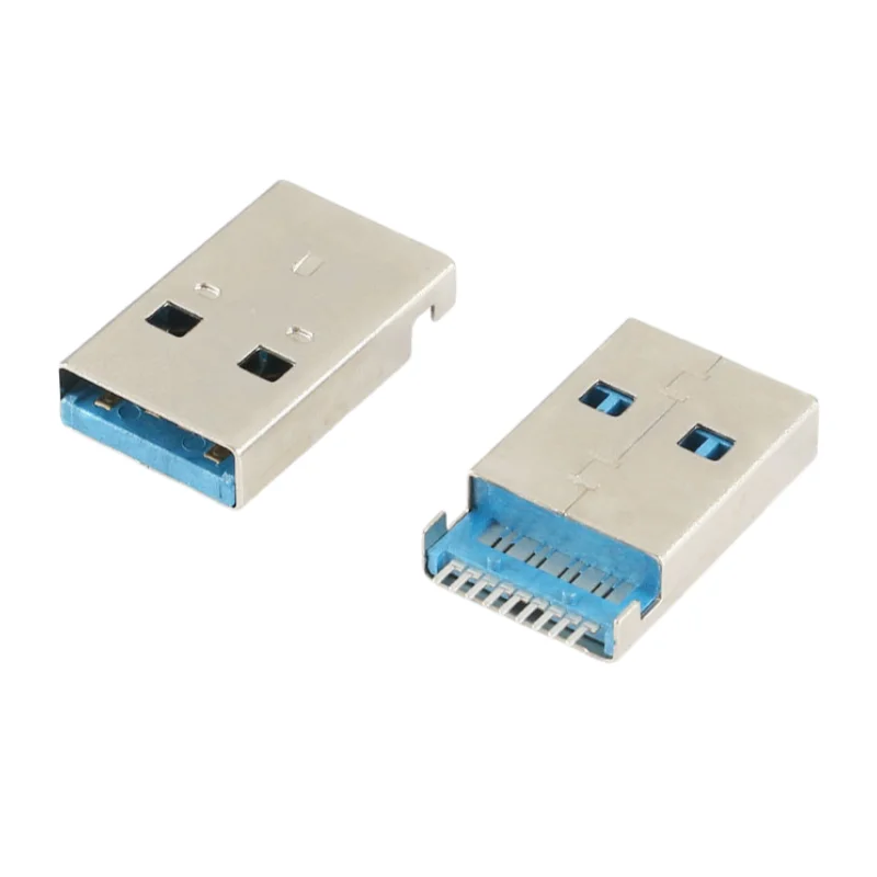 USB 3.0 High-Speed Jack A B Type AF Female AM Male Socket Interface 90/180 Degree Side Insertion Square Port Printer Connector