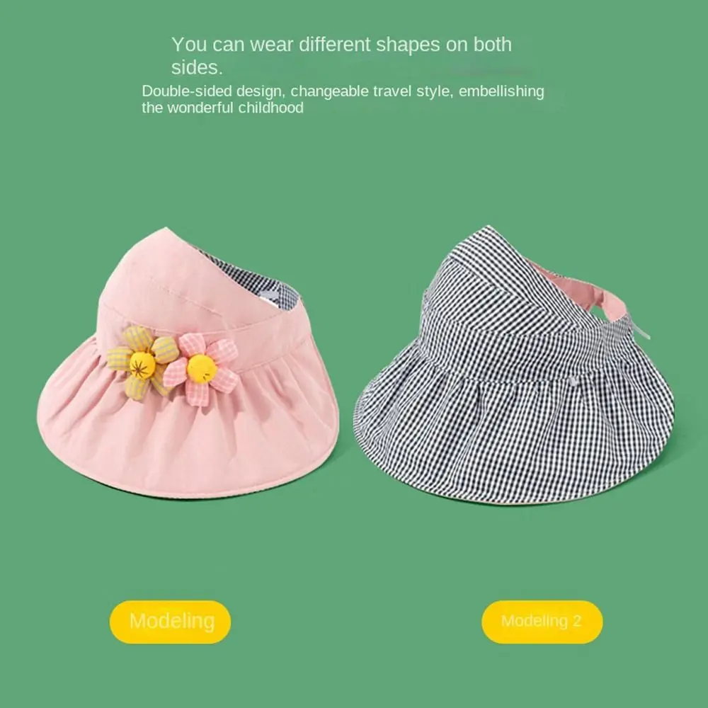 Portable Double-sided Anti-UV Wide Brim Foldable Outdoor Sun Hat Fisherman Cap Beach Cap Bucket Hat