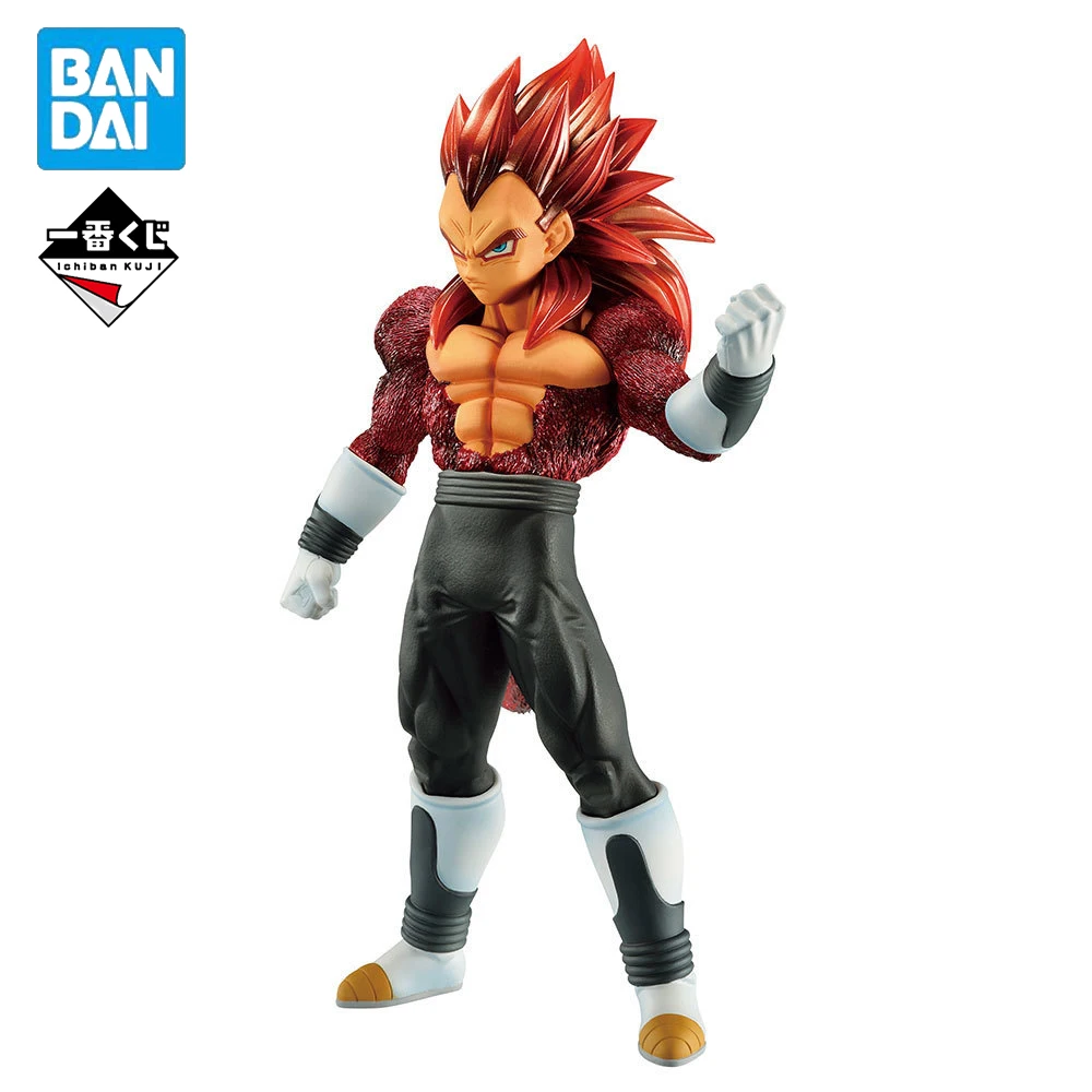 

In Stock Dragon Ball Anime Figure Original Bandai Vegeta Super Saiyan Ⅳ 24CM Action Figure MASTER LISE Task 4 Boxed Model Toys