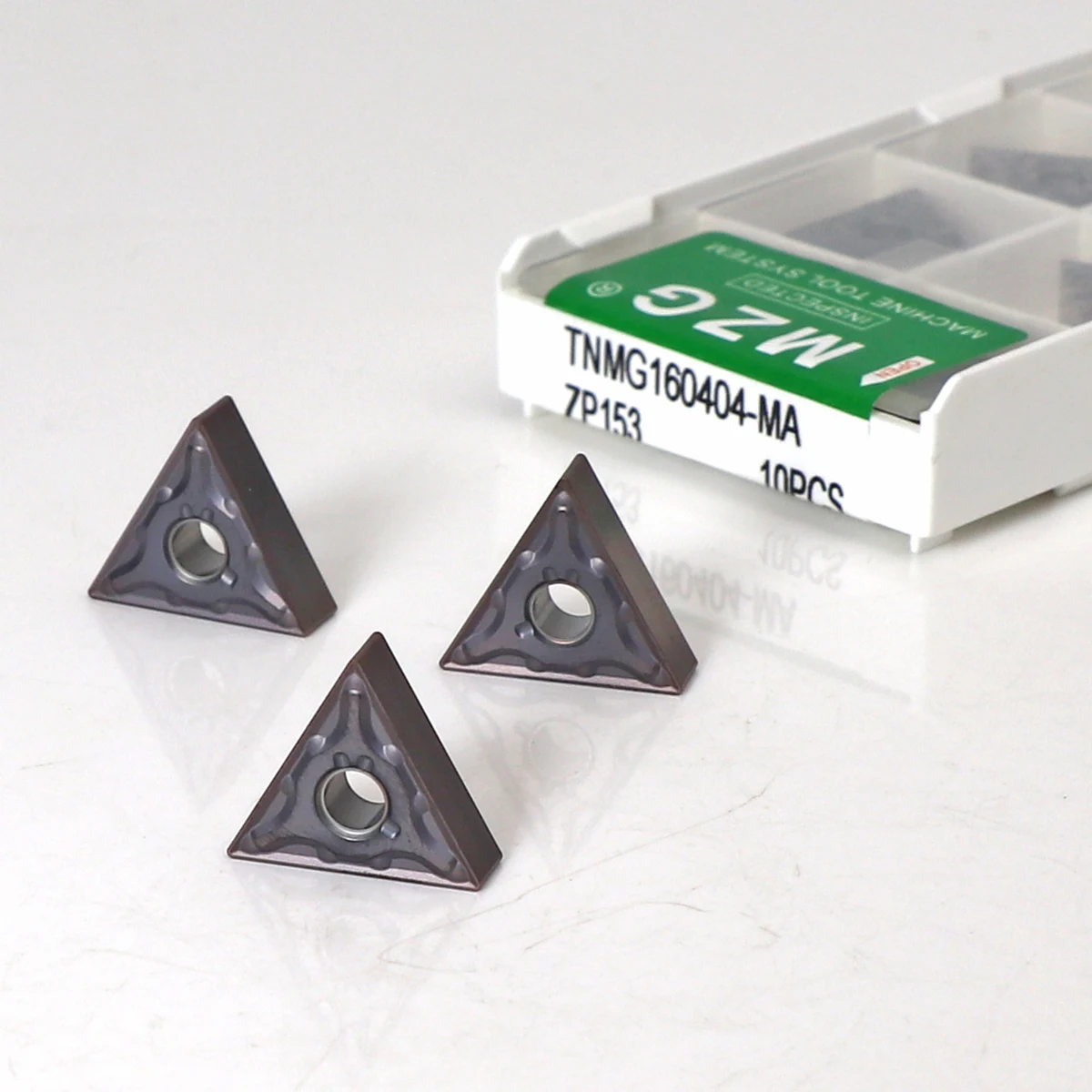 MZG 10pcs TNMG160404 TNMG160408 MA Carbide Turning Insert TNMG 160404 160408 high quality Lathe Tools cutter CNC tool