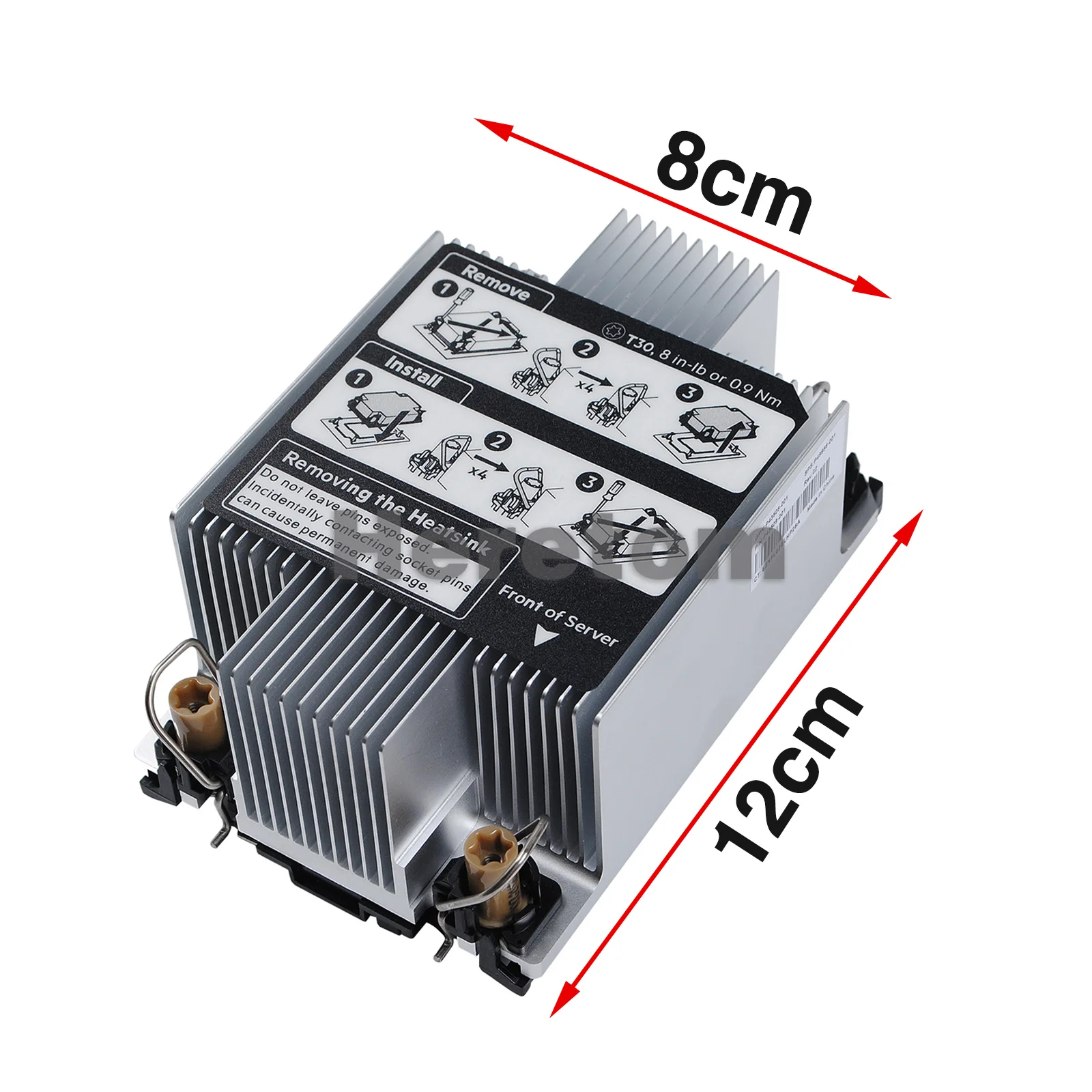 Imagem -06 - Dissipador de Calor para Hpe Dl380 G11 Gen11 Dissipador Padrão P43509001 P43508-001 P49956-001 Novo