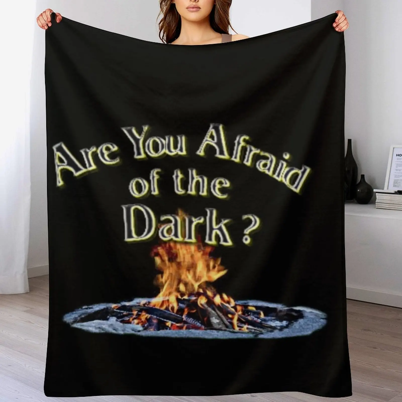 Question Is Are You Afraid Of The Dark Throw Blanket Bed halloween manga for babies Blankets