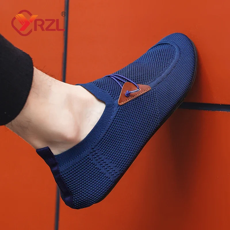 Yrzl Mesh Slipper Männer fahren Mokassins dünne Wohnungen Wanderschuhe atmungsaktive rutsch feste lässige Slipper Slip on Herren schuhe