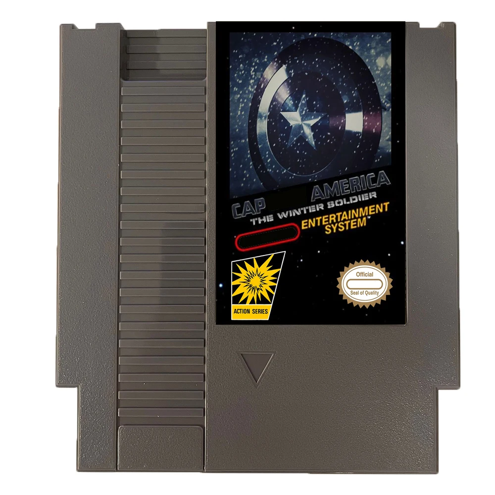캡 아메리카 겨울 전사 겨울 전사 - NES 게임 콘솔용 8비트 NES 게임 카트리지
