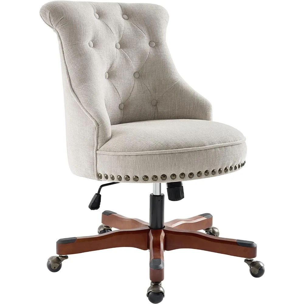 

The Talia Beige Adjustable Seat Height Office Chair