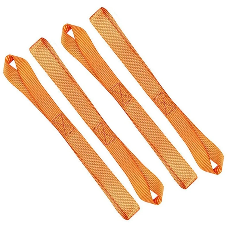 

A2BF 4pcs Soft Loop Tie Down Straps Mutipurpose Belt for Securing ATV Motorcycles
