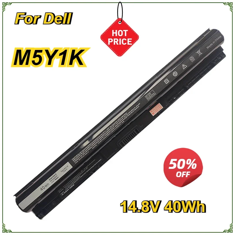 

M5Y1K Laptop Battery for DELL 5455 5558 3560 3570 3560 15 3000 5759 GXVJ3 3458 3459 15-3568 3578 3562 3462 3567 3467 3476 40Wh