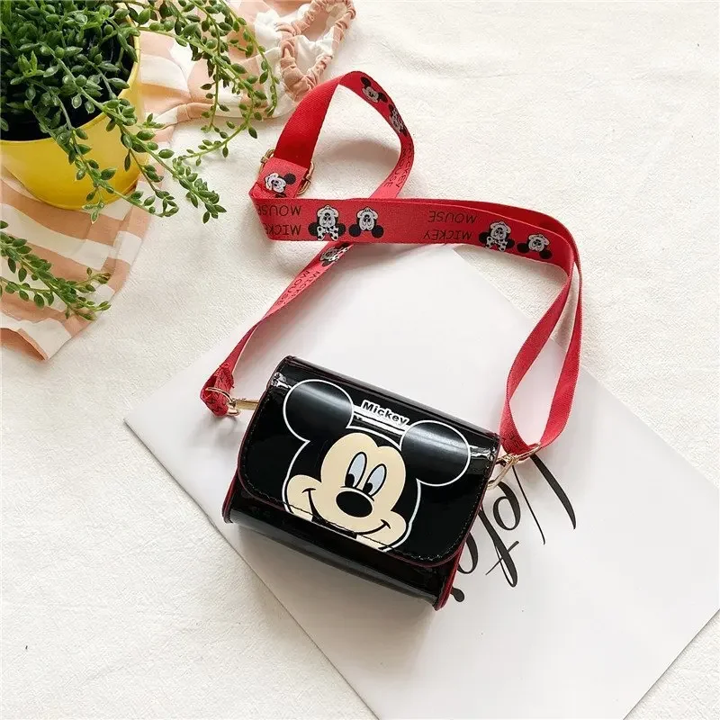 Bolso de mujer de Disney, bolso para niños, imágenes de dibujos animados de Mickey Mouse, bolsos de hombro, bolso de mensajero para chica, monedero, regalos de Anime de moda