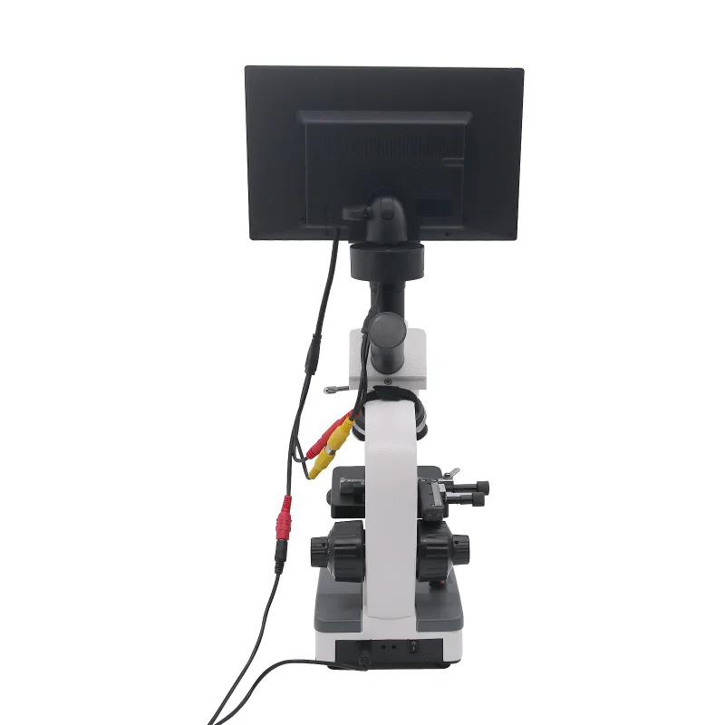 9 Inch LCD Display 5MP Pixel XSP116 400X Blood Digital Microscope with Aluminum Case