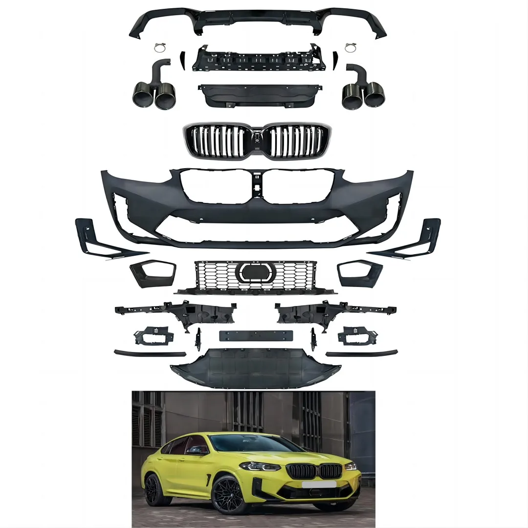 

Dream Garage High Quality G02 Body Kit Fog Lamp Cover Car Hood Grille Upgrade X4M Body Kit For X4 G02 2022+