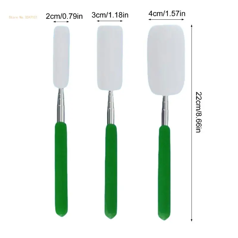 3Pcs Professional Telescoping Sponge Sticks Extendable Clay Sponge Sticks Dropship