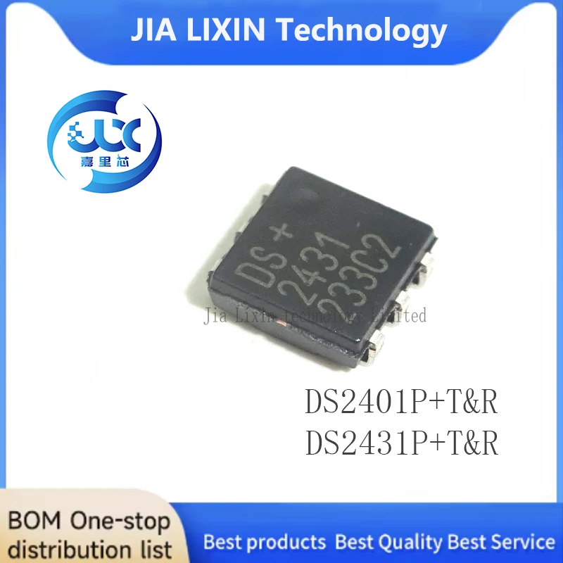 5PCS/LOT New 100%  DS2401P+T&R DS2401P+T DS2431P+T&R DS2431P+T TSOC-6 Original In Stock Chip IC