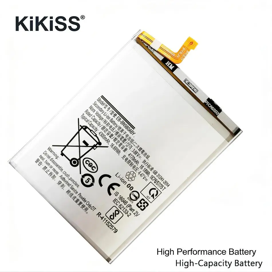 

Аккумулятор для мобильного телефона с хорошими характеристиками при низких температурах 4300 мАч EB-BN980ABY для Samsung Galaxy Note 20 N980F SM-N980F DS N980