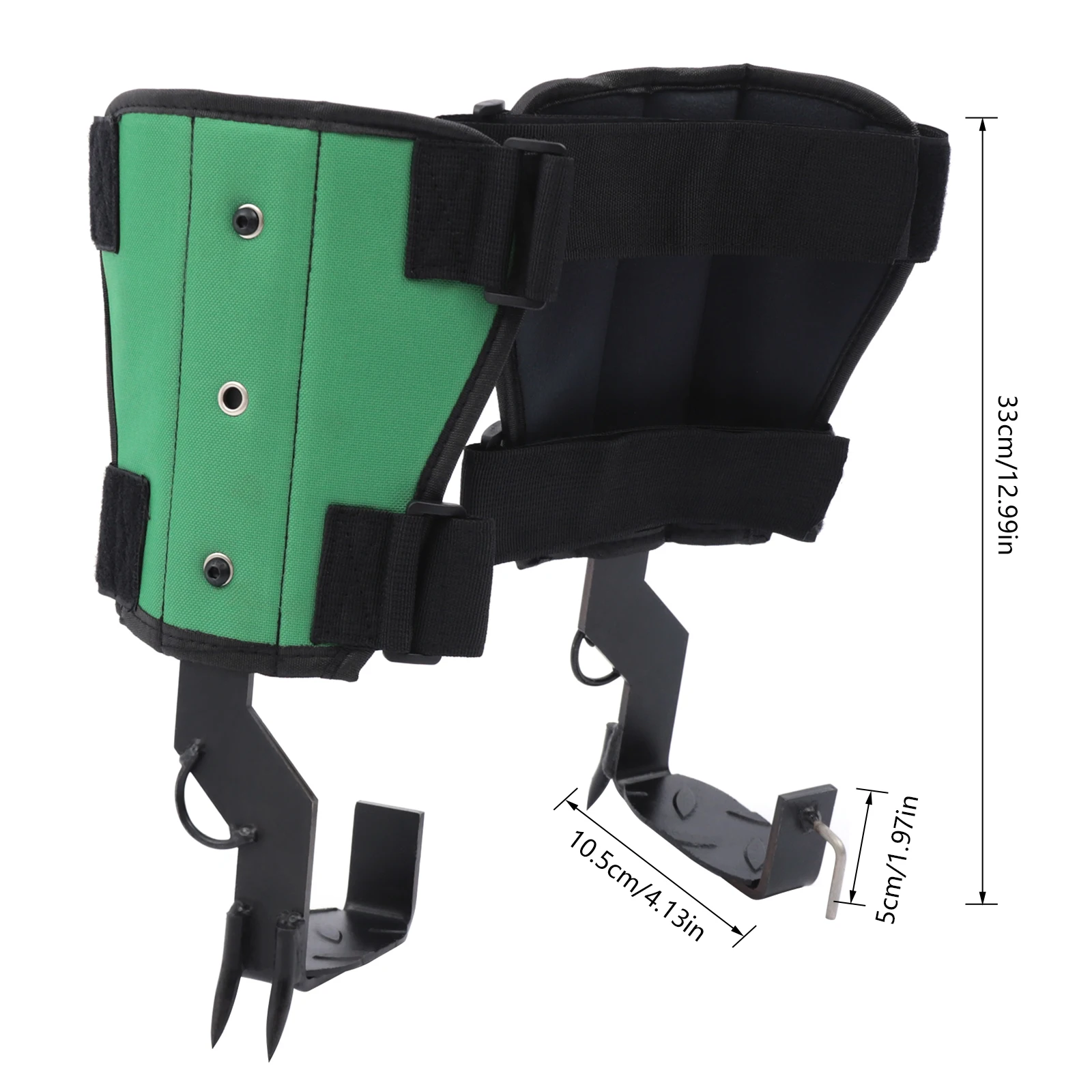 2 koła zębate kolce do wspinaczki drzewa z pasem do drzewa antypoślizgowe regulowana lina smycz do polowania przy zbieraniu owoców